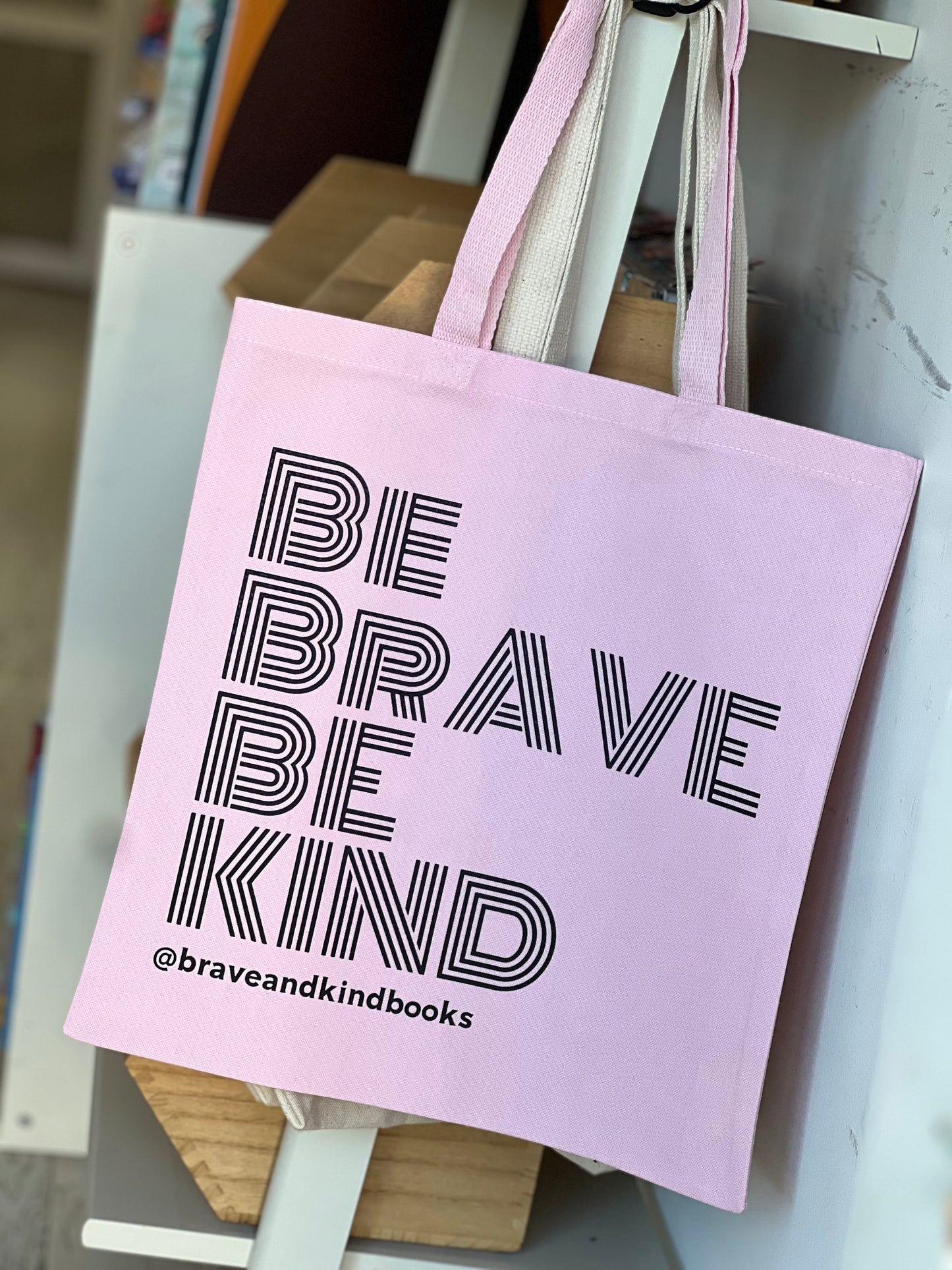 Be Brave Be Kind Canvas Tote