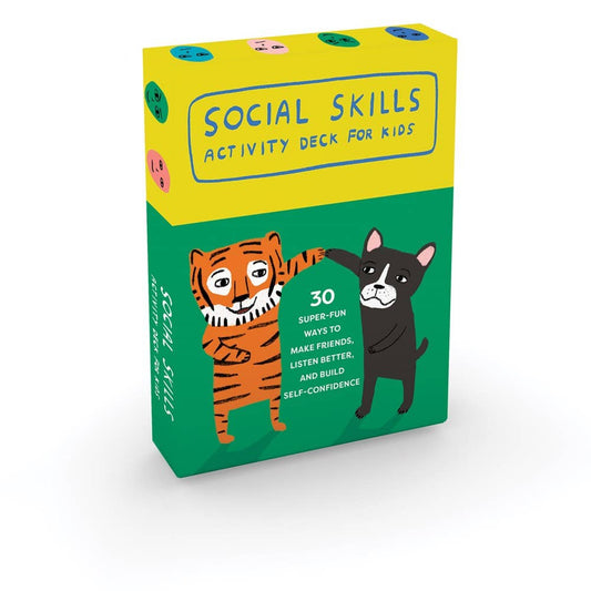 Social Skills Activity Deck for Kids: 30 Super Fun Ways to Make Friends, Listen Better, and Build Self-Confidence | Betsy Petersen (Author) + Brad Petersen (Author)