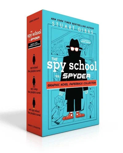 The Spy School vs. Spyder Graphic Novel Paperback Collection, 1-3 (Boxed Set) | Stuart Gibbs (Author) + Anjan Sarkar (Illustrator)