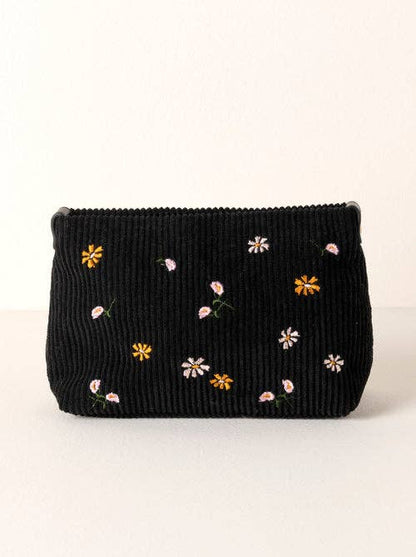 ROUX ZIP POUCH: Black