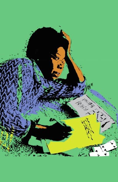 Maya Angelou Green Notebook