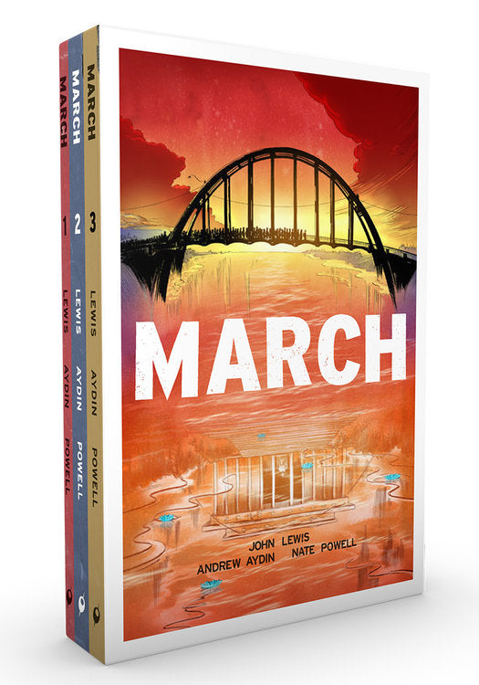 March Trilogy: Slipcase Edition| John Lewis, Andrew Aydin, Nate Powell