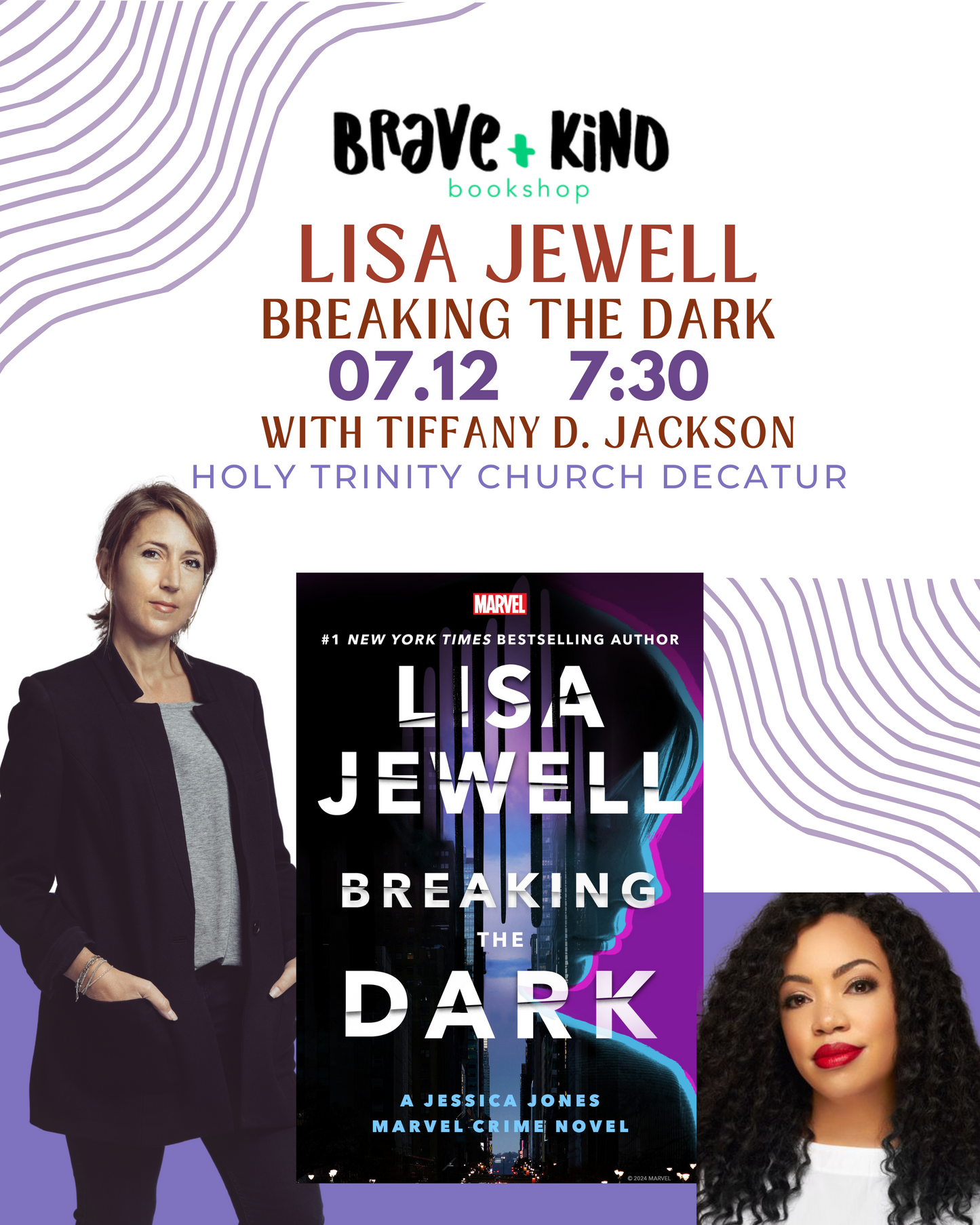 Breaking the Dark: A Jessica Jones Marvel Crime Novel (Marvel Crime) [SIGNED] | Lisa Jewell