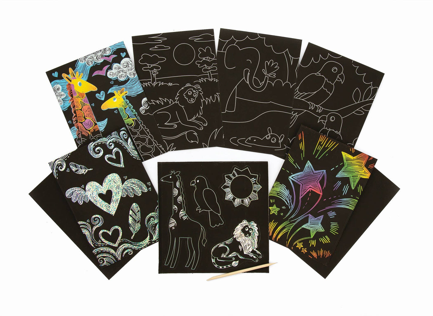 Monster Pals Scratch & Scribble Scratch Art Kit