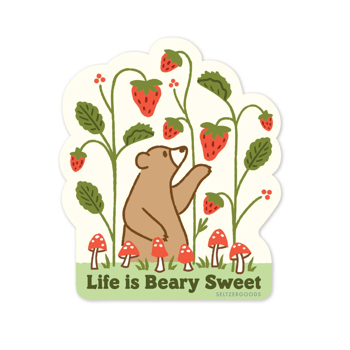 Life is Beary Sweet Sticker