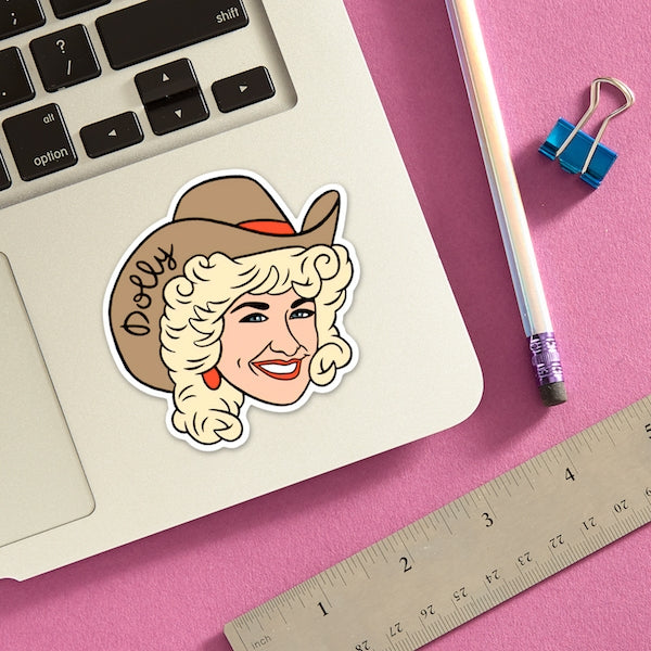 Dolly Parton Die Cut Sticker | The Found