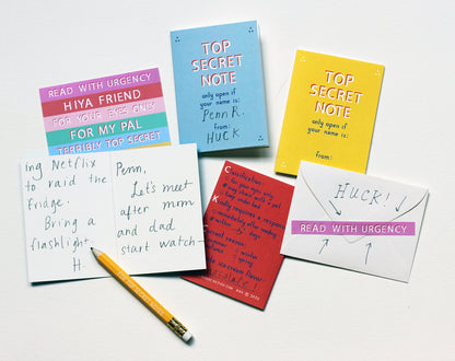 Top Secret Friendship Notes Set | Mr. Boddington’s Studio