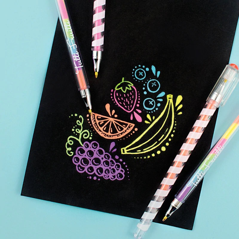 tutti fruitti scented gel pens | OOLY