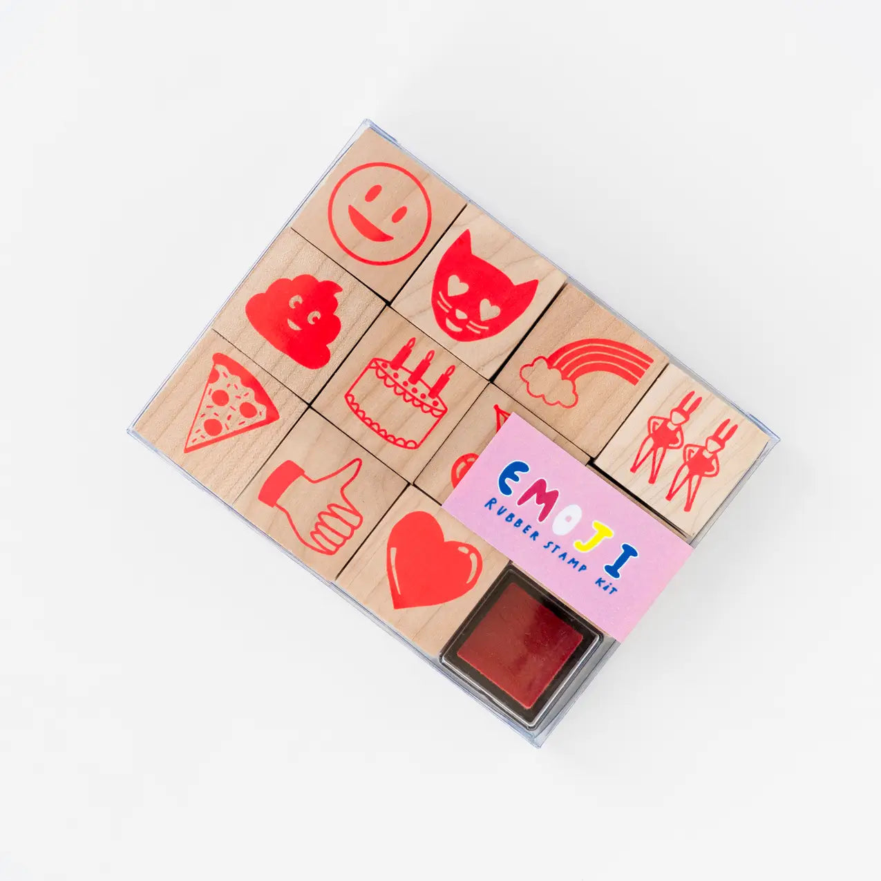 Emoji Rubber Stamp Kit