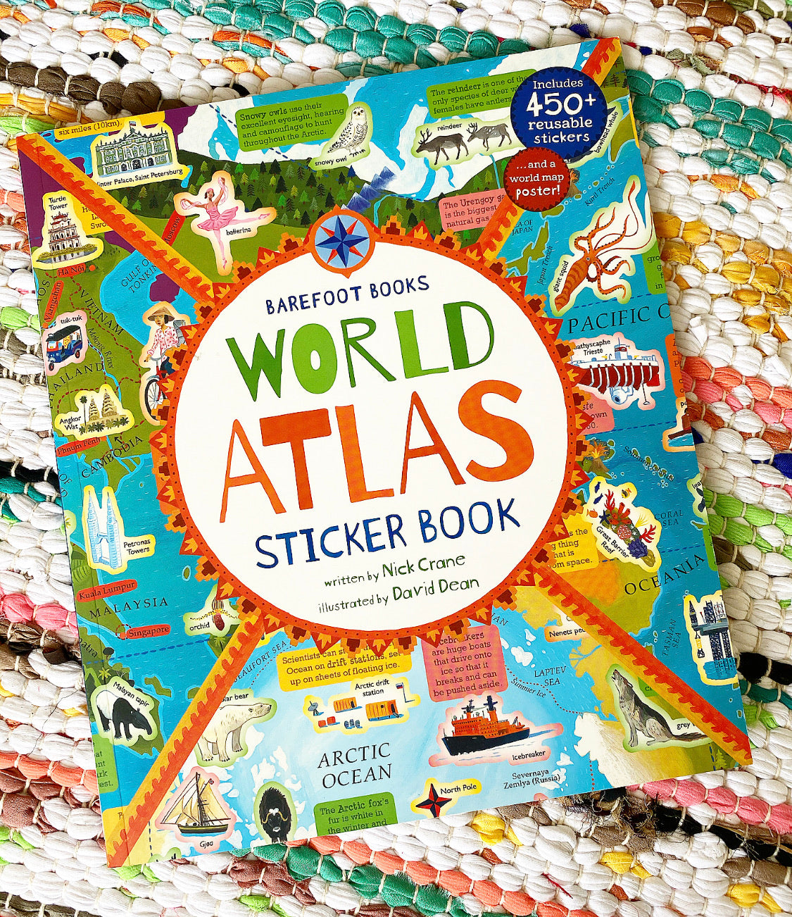 World Atlas Sticker Book