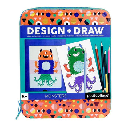 Monsters Design & Draw Set | Petit Collage