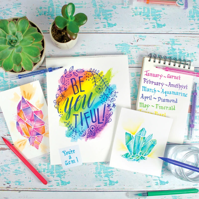 chroma blends watercolor brush markers | OOLY